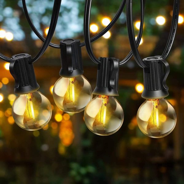 Outdoor LED Globe String Lights for Garden Patio Gazebo and house