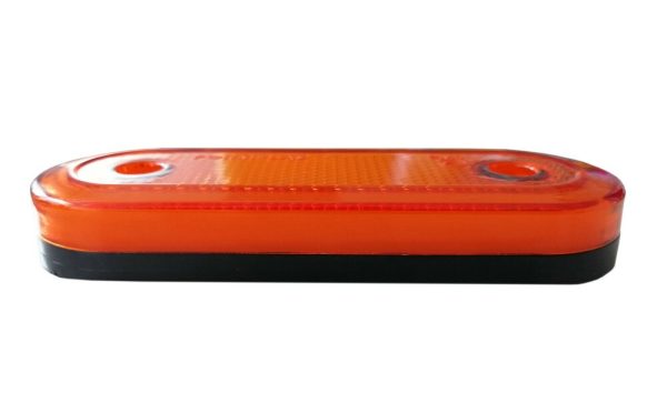 Oval Marker Light NEON Amber Side View