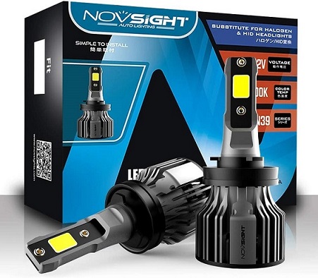 H7 Headlight Bulb Set Novsight N62 Series Set