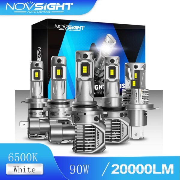 Novsight H7 Headlight Set N62 Series for Car Van Truck Tractor and machinery