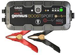 "Image of the NOCO GB20 Jump Starter - a compact 400A car battery jump starter with USB charging capabilities."