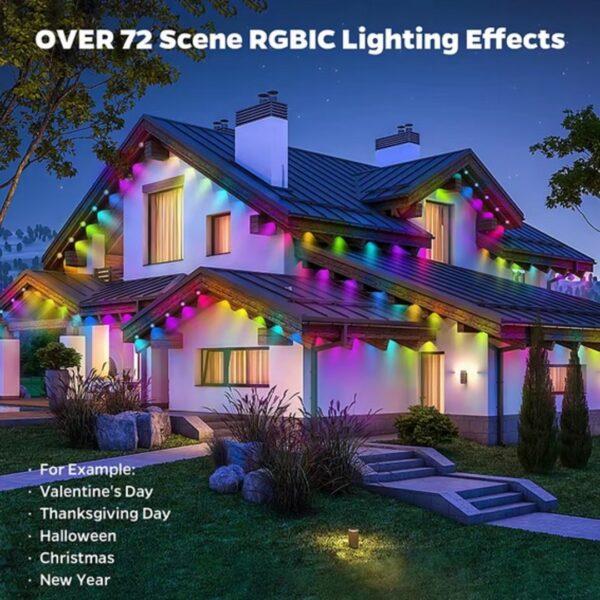 Permanent Outdoor Eave Lights 72 Scenes