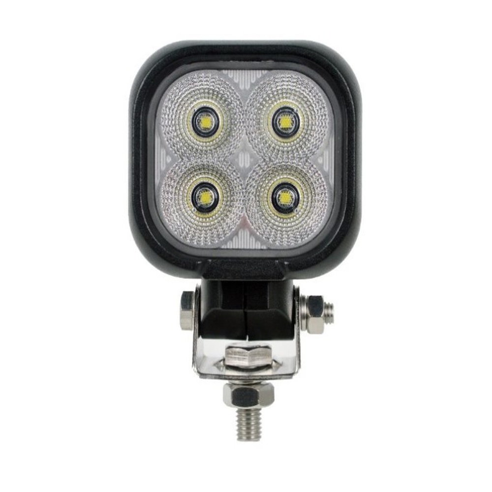 LED Work Lights PRO 40W Flood Light mounted on farm machinery providing powerful illumination for agricultural work in low-light conditions